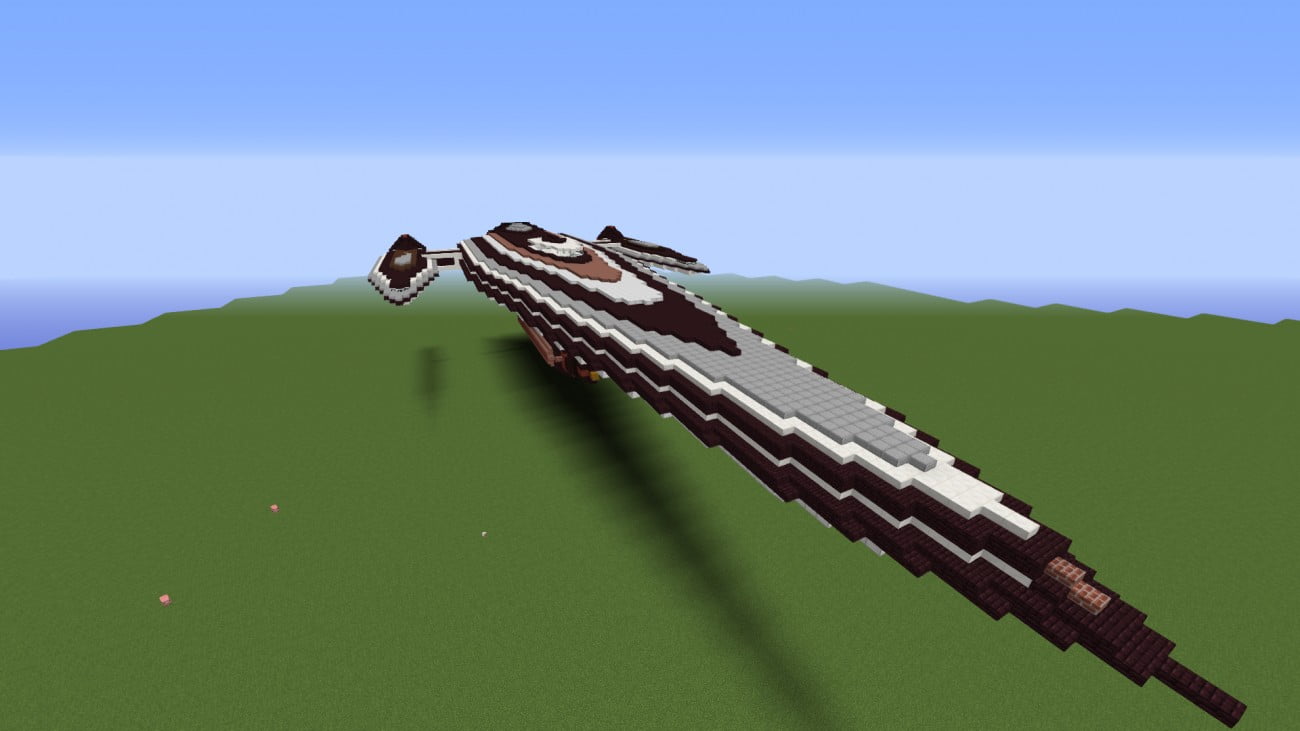 ᐅ Build old spaceship in Minecraft 