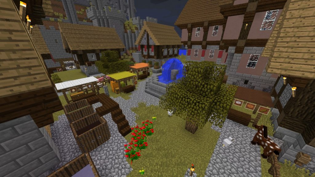 á… Medieval Marketplace Build In Minecraft Minecraft Bauideen De