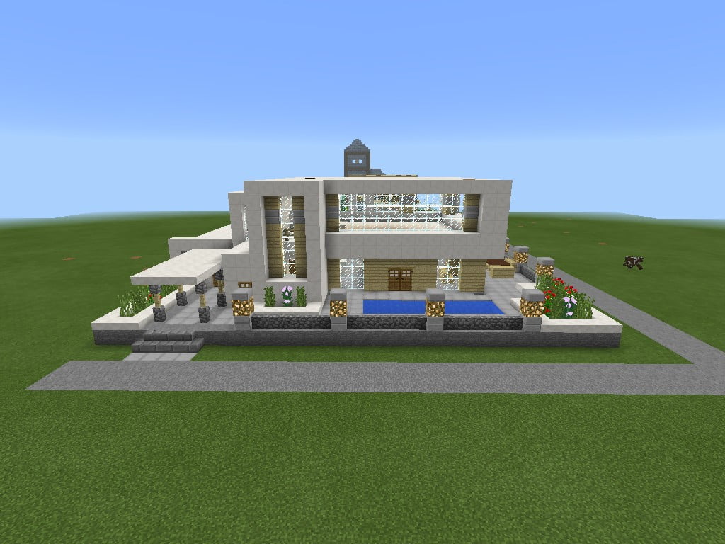 Minecraft villa bauen
