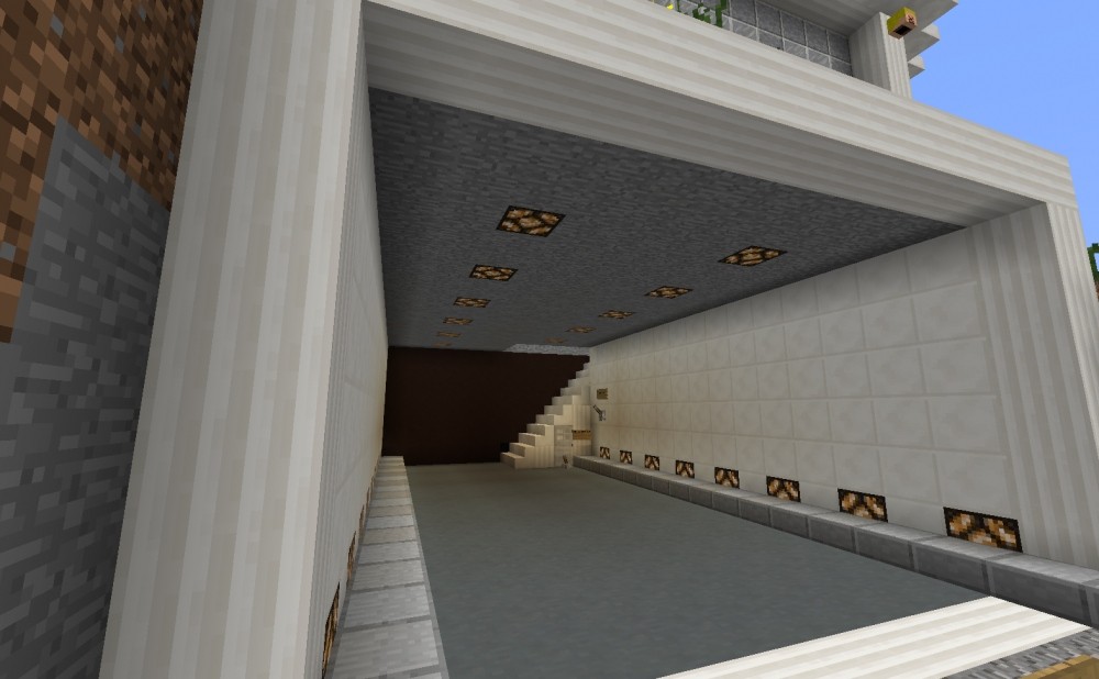 ᐅ Modernes Haus Mit Garage In Minecraft Bauen Minecraft Bauideen De