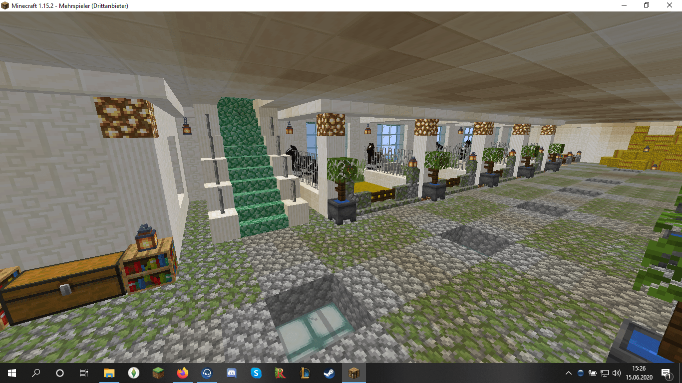 ᐅ Build horse stable to the associated riding arena 🙂 in Minecraft