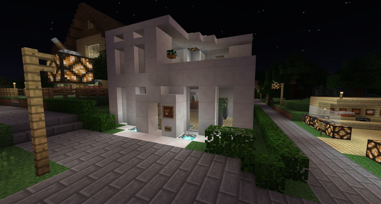 ᐅ Villa Im Bauhaus Stil In Minecraft Bauen Minecraft