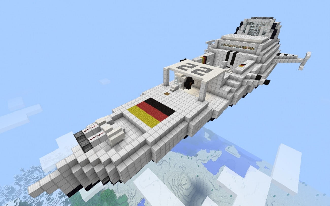 ᐅ Build fully functional spaceship in Minecraft 