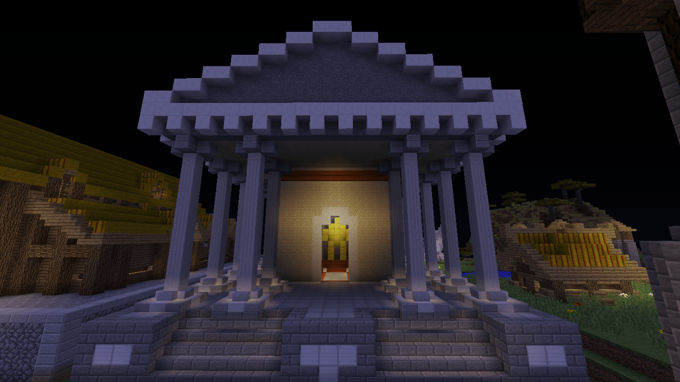 ᐅ Griechischer/ Römischer Tempel in Minecraft bauen 